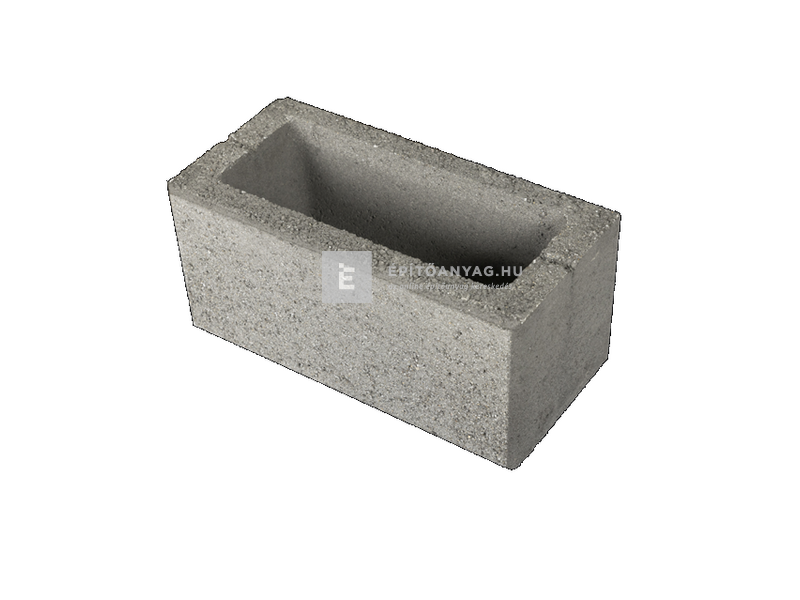újHÁZ Modern kerítéskő normálkő finomszórt, carbon 40x20x20 cm