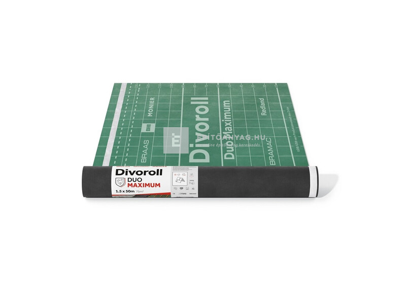 Bramac Divoroll Standard+ 145 2S páraáteresztő tetófólia 145 g/m2, 1,5x50 m