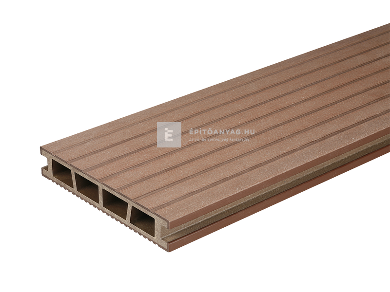 Márkamix Bergdeck WPC teraszburkolat csiszolt felület, gesztenye,2,40 m/szál, 15 cm x 25mm