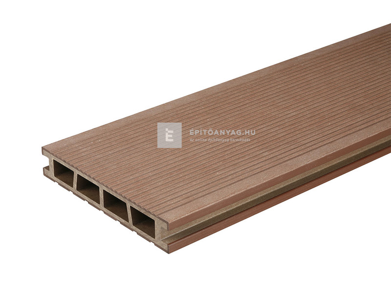 Márkamix Bergdeck WPC teraszburkolat csiszolt felület, gesztenye,2,40 m/szál, 15 cm x 25mm
