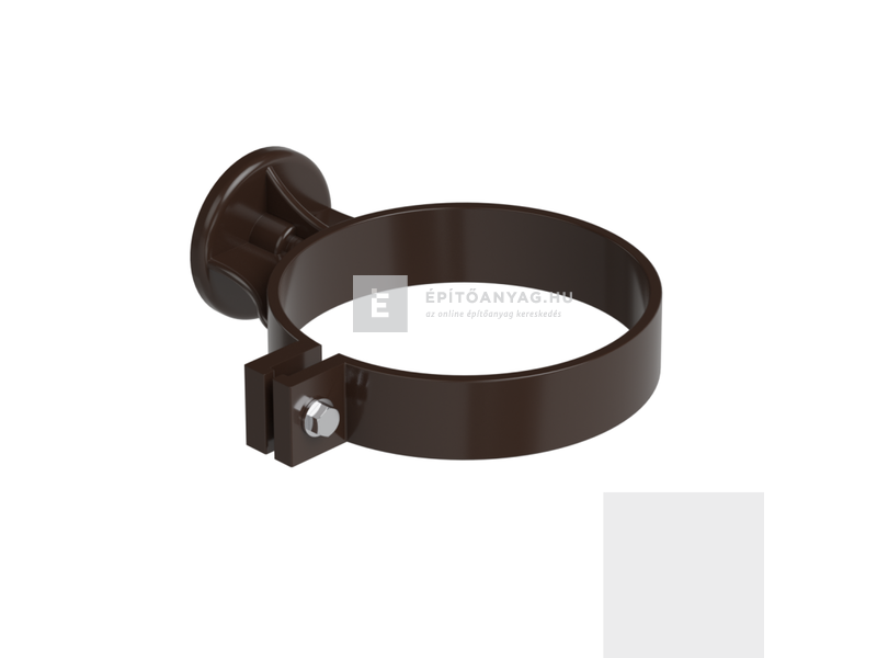 Galeco PVC 100 fehér csőbilincs, csavaros