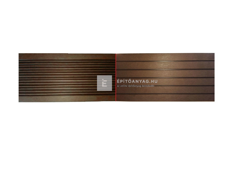 újHÁZ WPC alaplap, csokoládé 2 m