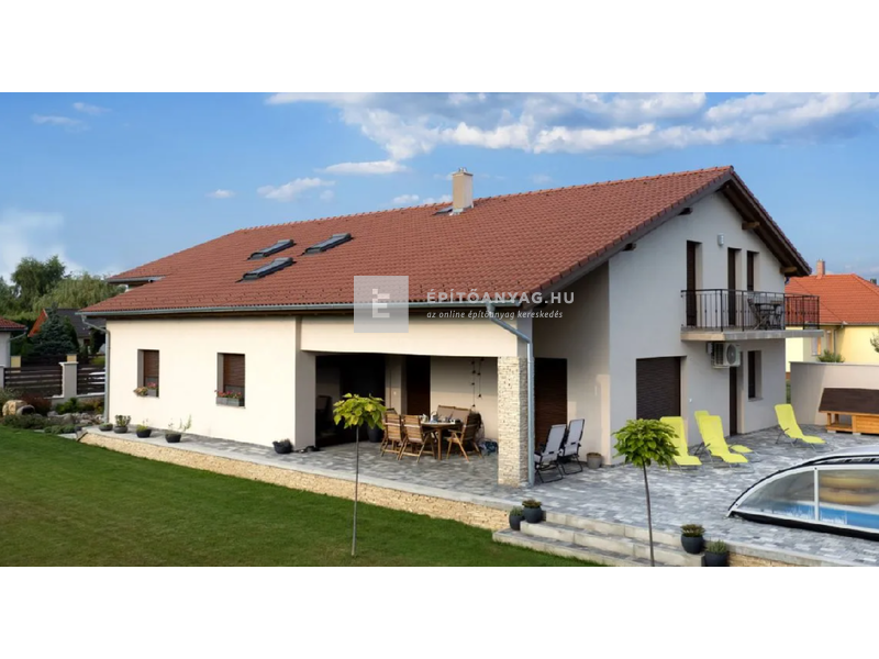 Terrán Danubia alapcserép ColorSystem natúr