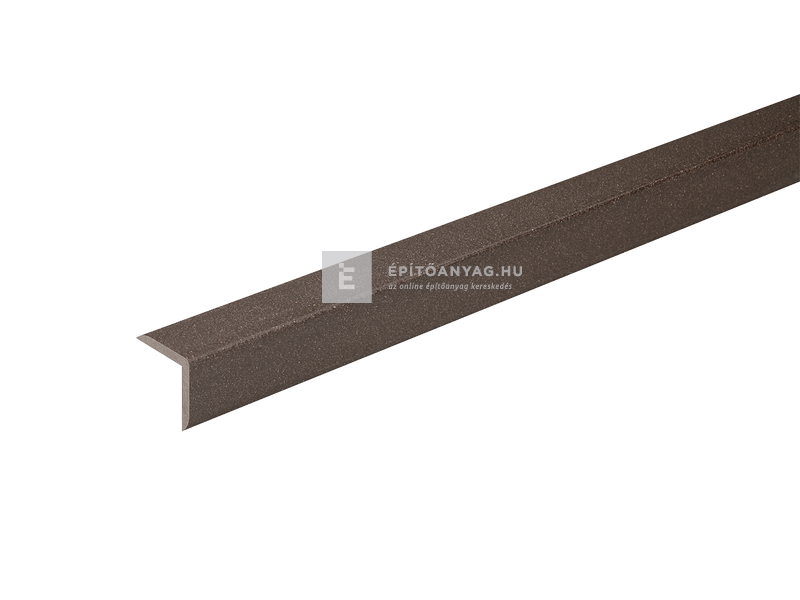 Márkamix Bergdeck WPC lezáróprofil natúr felület, dió,2,40 m/szál, 30 mm széles,30mm vtg,