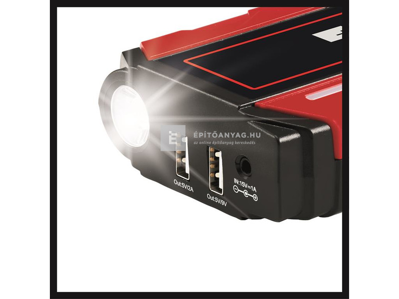Einhell CE-JS 12 jump starter, hordozható indításrásegítő és töltő
