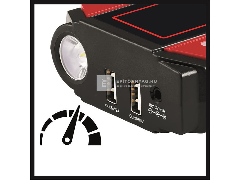Einhell CE-JS 12 jump starter, hordozható indításrásegítő és töltő