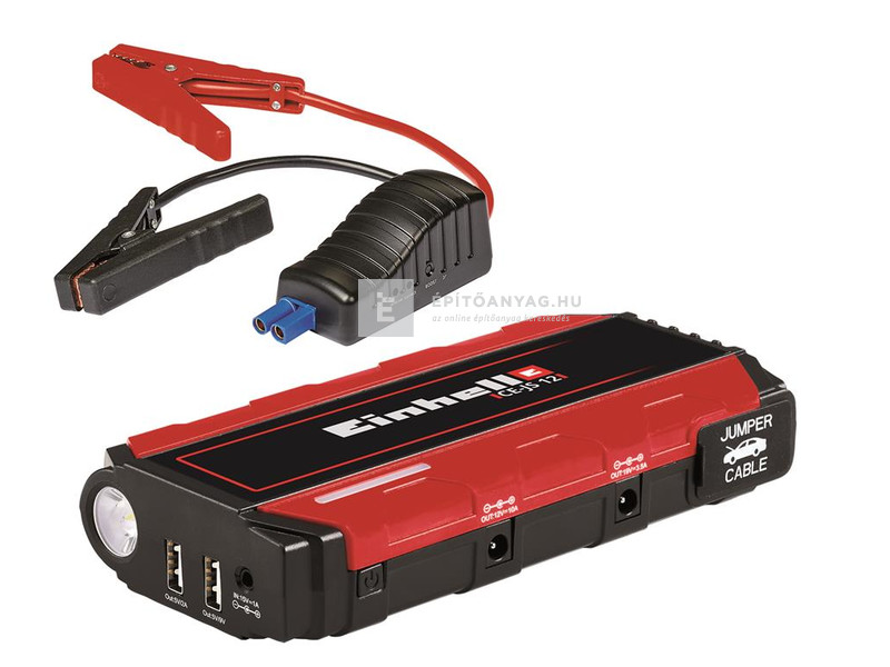 Einhell CE-JS 12 jump starter, hordozható indításrásegítő és töltő