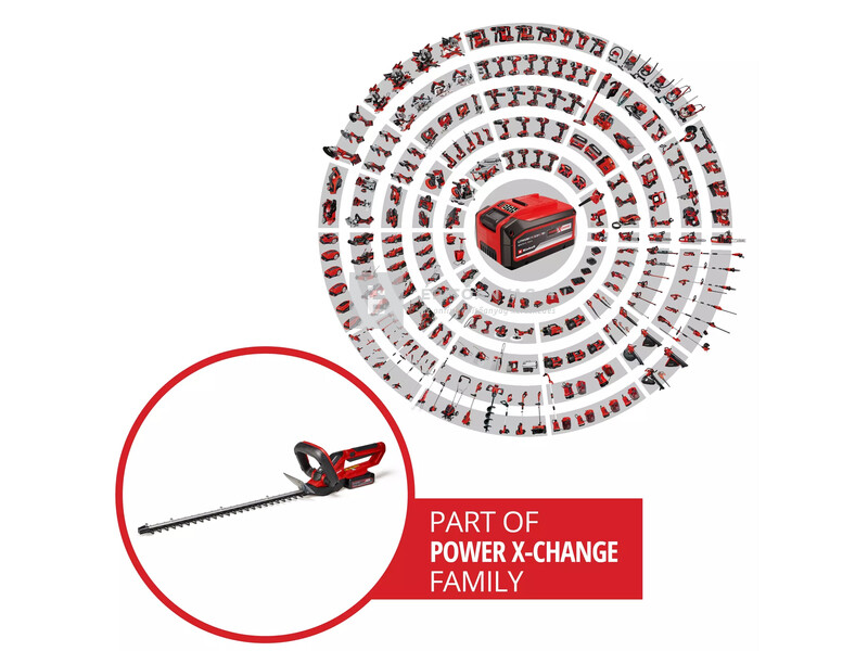 Einhell GC-CH 1855/1 Li Kit (1x2,5 Ah) akkus sövényvágó