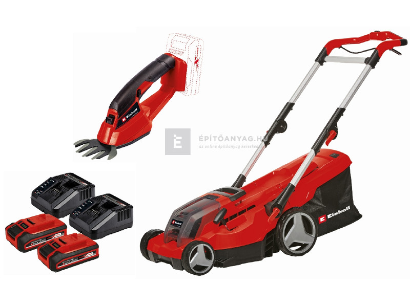 Einhell GE-CM 36/37 LI set akkus fűnyíró