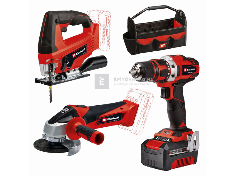 Einhell TE-TK 18/3 Li Kit (JS+CD+AG) akkus szerszámgép szett