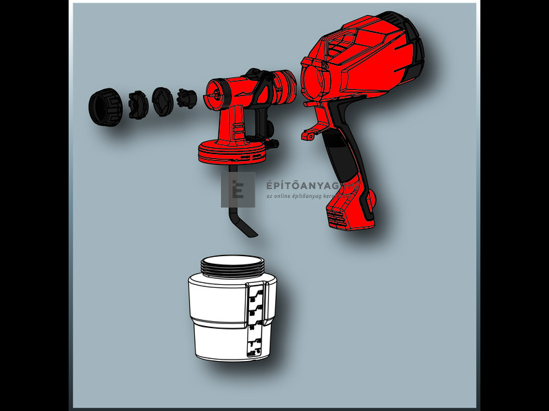 Einhell TC-SY 400 P festékszóró