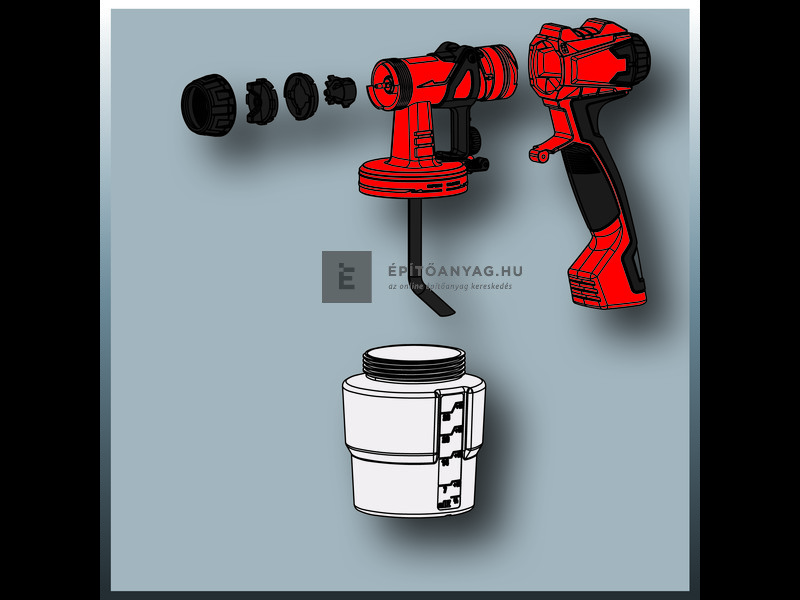 Einhell TC-SY 700 S festékszóró