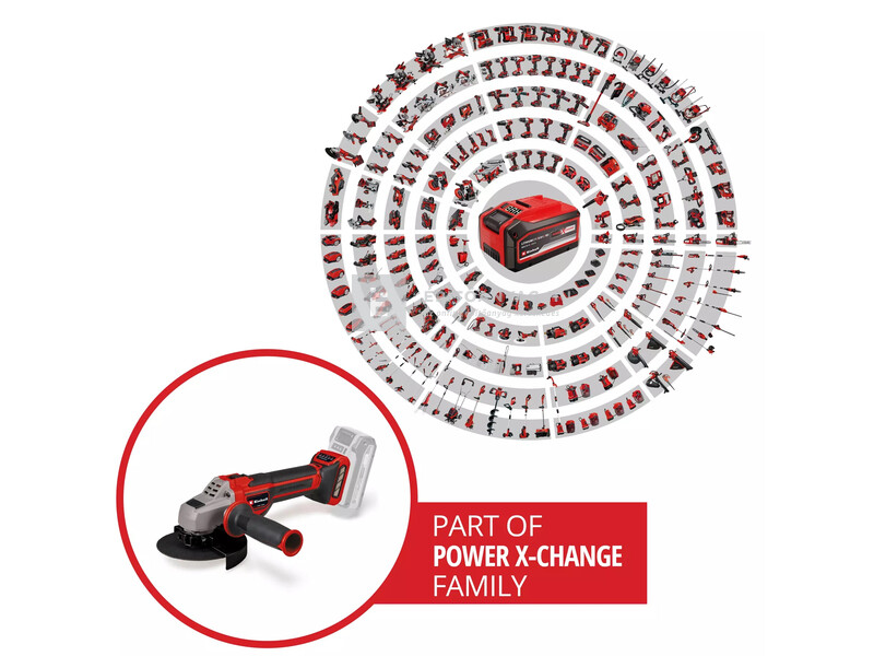 Einhell TC-AG 18/125 CE Q Li Solo akkus sarokcsiszoló