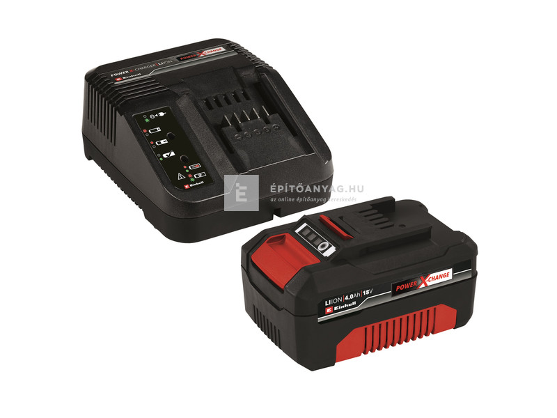 Einhell 4,0 Ah 18V Power-X-Change Starter-Kit akku+töltő