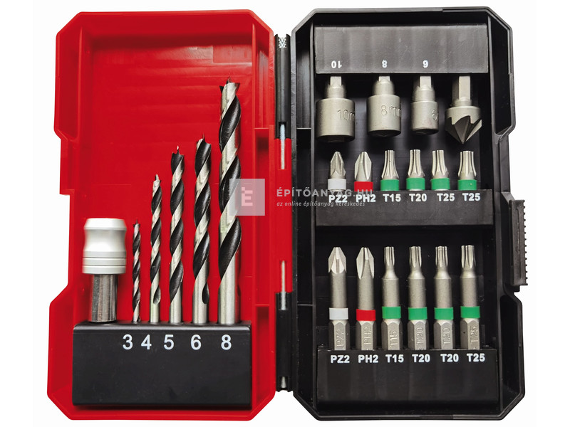 Einhell TE-CD 18/2 Li-i +22 (1x2,5 Ah) akkus ütvefúró-csavarozó szett