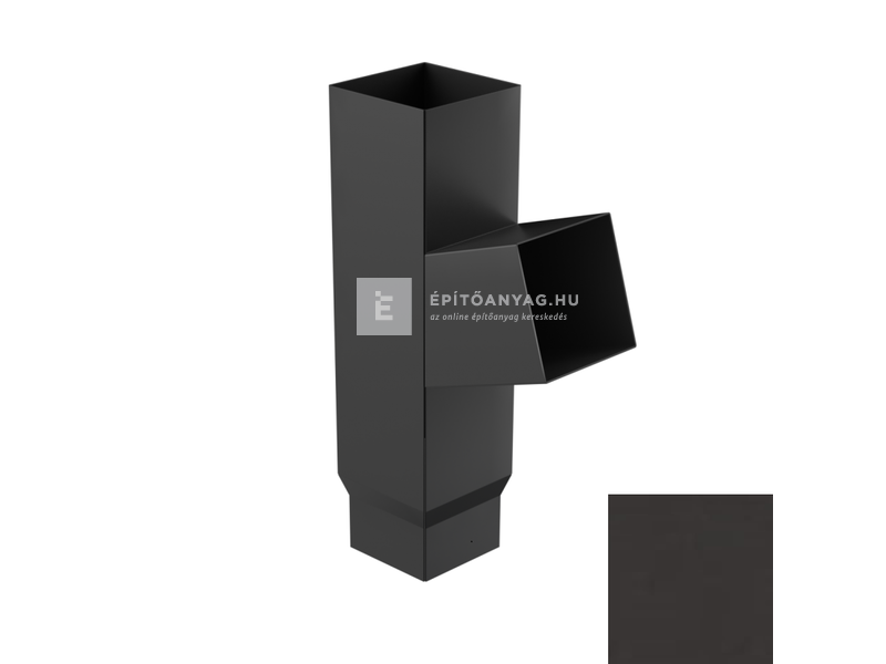 Galeco STAL2 szögletes 080 grafit elágazó idom 72°