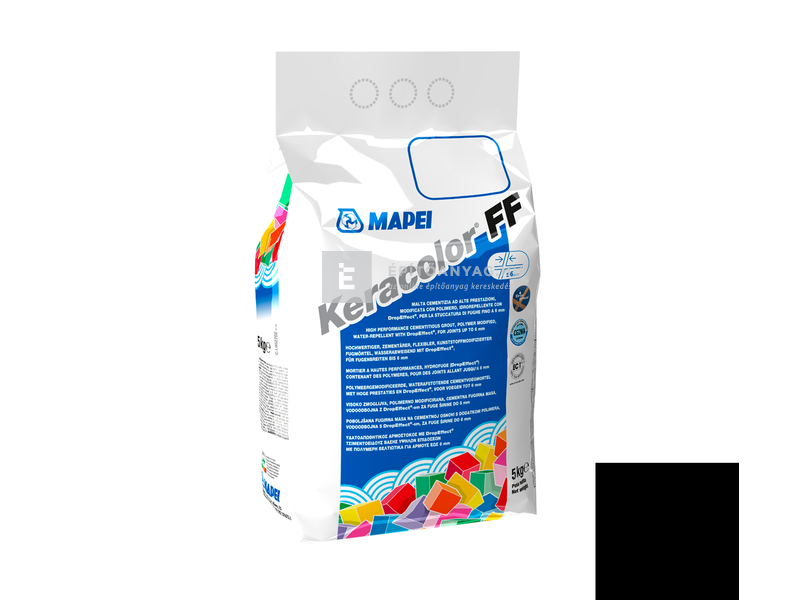 Mapei Keracolor FF Flex fugázó 120, fekete 5 kg