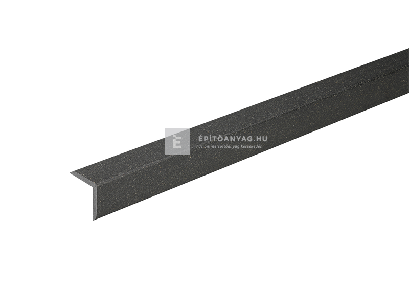 Márkamix Bergdeck WPC lezáróprofil natúr felület, fekete,2,40 m/szál, 30 mm széles,30mm vtg