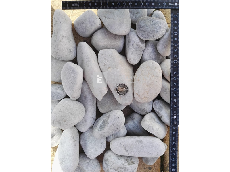 Scherf márvány díszkavics felhőfehér 40-60 mm, ömlesztett