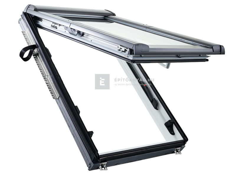 Roto R88C K WD 74x98 cm, felnyíló műanyag tetőtéri ablak, hőszigetelt
