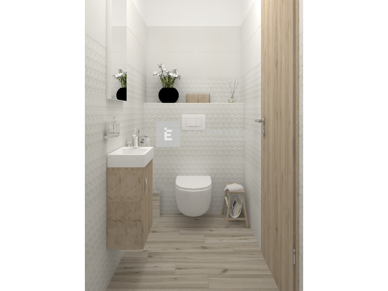 Paradyz Harmony Grys Sciana A Struktúra falicsempe 30x60 cm 1,44 m2/cs