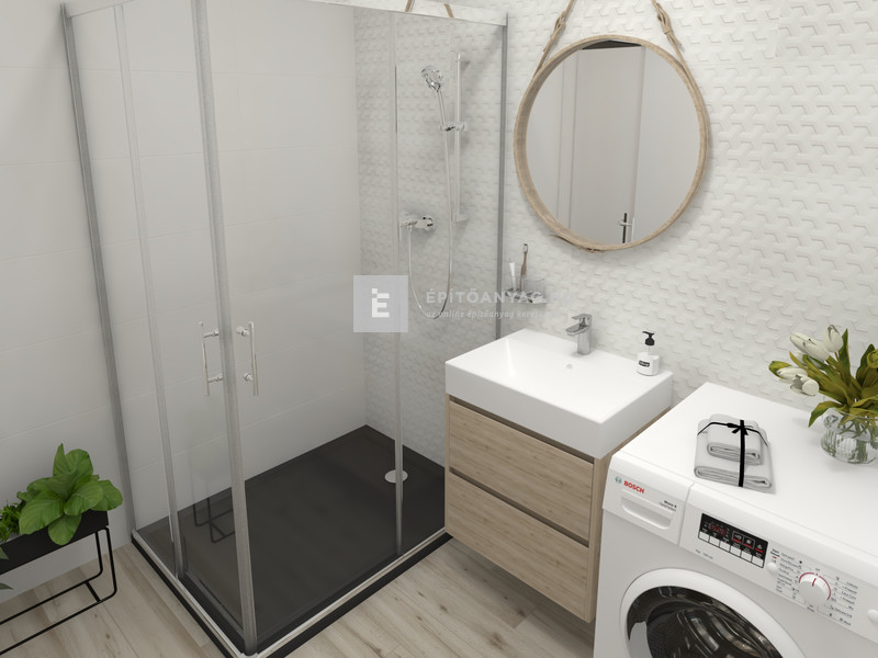 Paradyz Harmony Grys Sciana A Struktúra falicsempe 30x60 cm 1,44 m2/cs