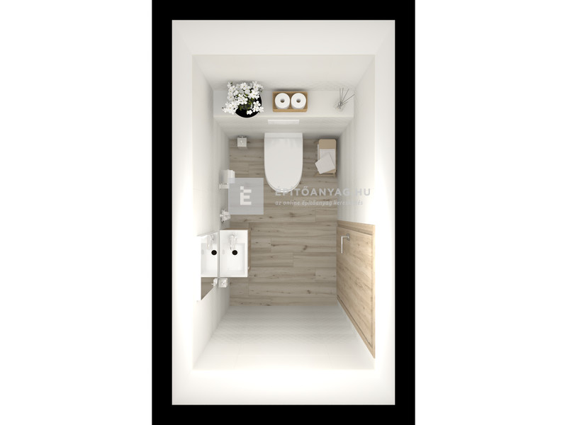 Paradyz Harmony Grys Sciana A Struktúra falicsempe 30x60 cm 1,44 m2/cs