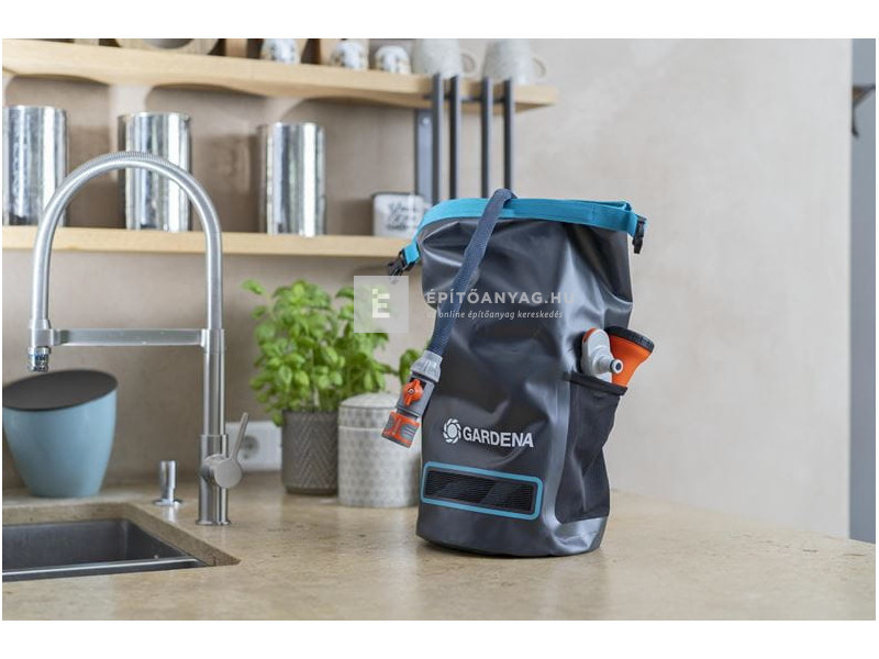 Gardena Liano™ Xtreme textiltömlő készlet beltéri vízcsap adapterrel és táskával 10 m