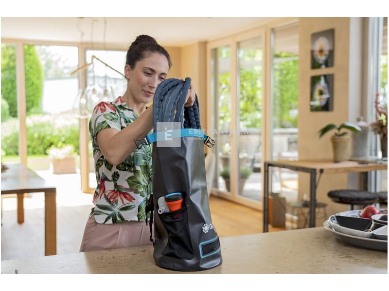 Gardena Liano™ Xtreme textiltömlő készlet beltéri vízcsap adapterrel és táskával 10 m