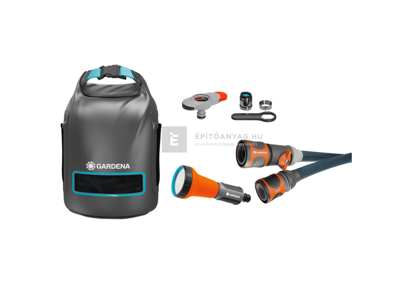 Gardena Liano™ Xtreme textiltömlő készlet beltéri vízcsap adapterrel és táskával 10 m