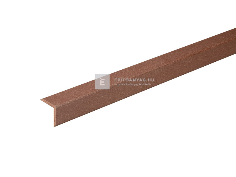 Márkamix Bergdeck WPC lezáróprofil natúr felület, gesztenye,2,40 m/szál, 30 mm széles,30mm vtg,