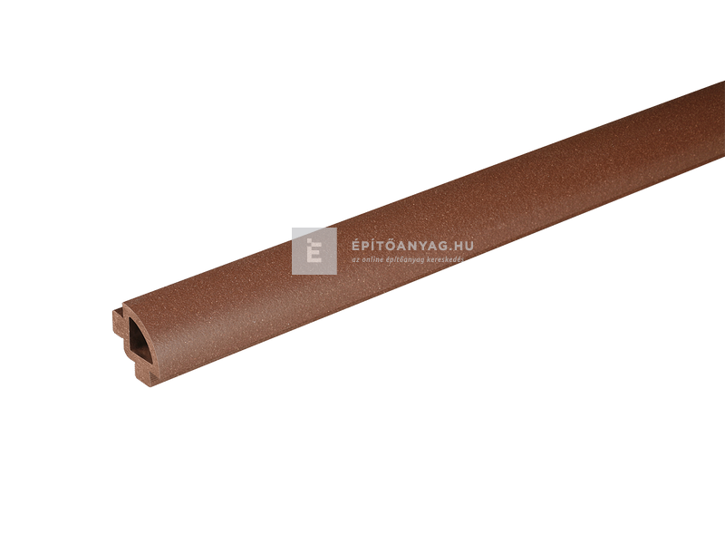 Márkamix Bergdeck WPC sarokprofil natúr felület, gesztenye,2,40 m/szál, 32 mm x 32mm