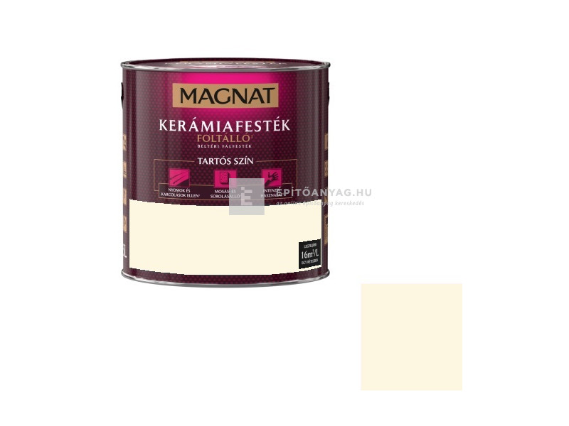 Magnat Ceramic beltéri falfesték CM7 vanília kristály 2,5 l