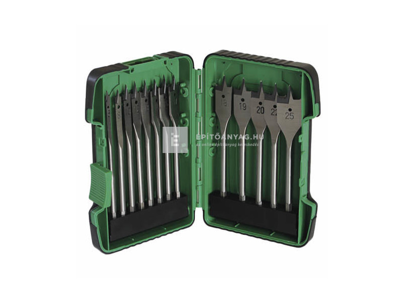 Hikoki lapos fafúró szett 13 db 1/4