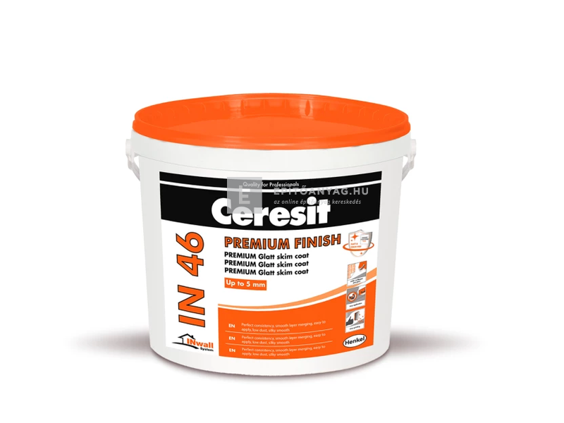 Henkel Ceresit IN 46 beltéri glettanyag fehér 15 kg