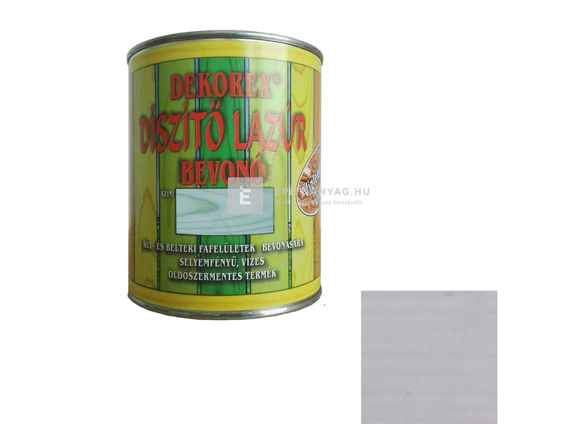 Interchemi Dekorex lazúr szürke RAL 7035 0,75 kg