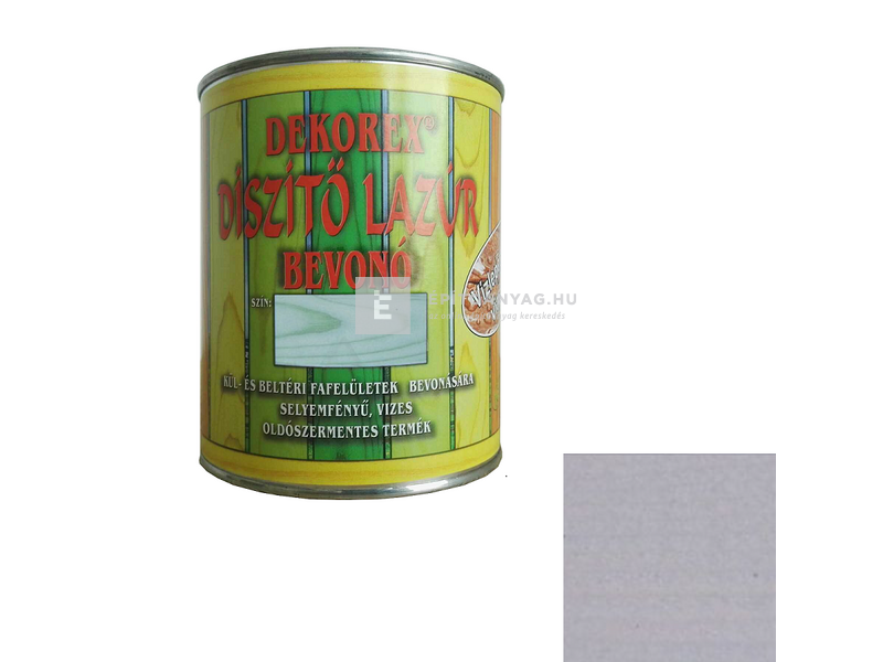 Interchemi Dekorex lazúr szürke RAL 7047 0,75 kg