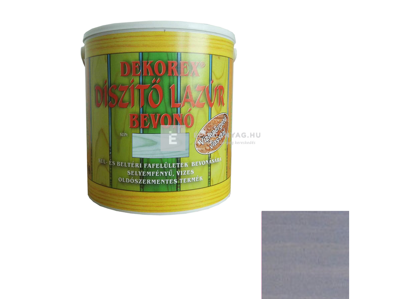 Interchemi Dekorex lazúr szürke RAL 7040 2,5 kg
