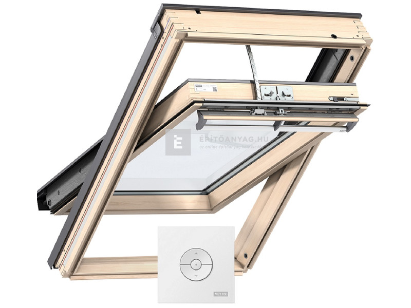 VELUX GGL 307021 78x160 cm, elektromos billenő fa tetőtéri ablak
