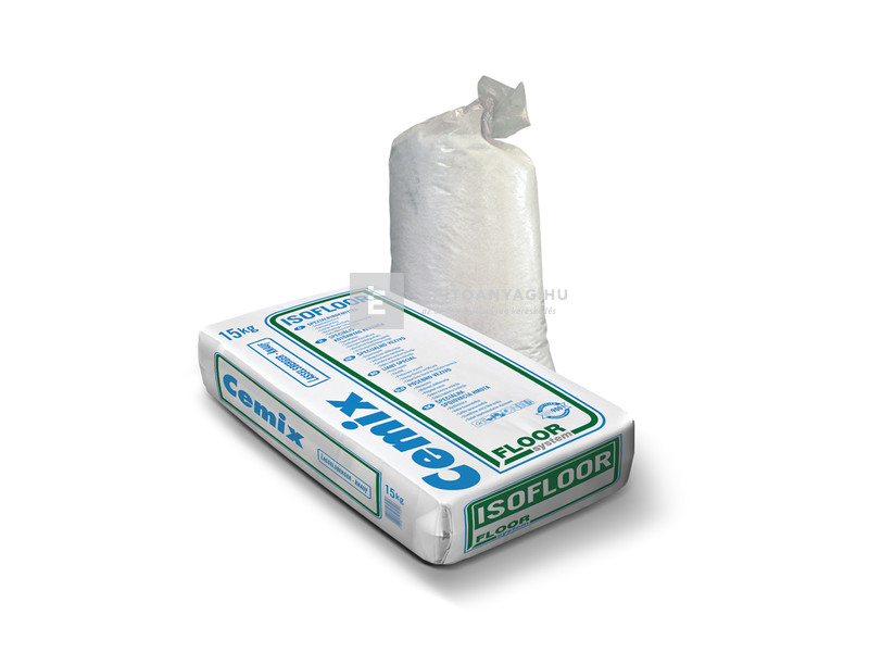 Cemix Isofloor hő- és hangszigetelő, térkitöltő anyag 200 l + 15 kg