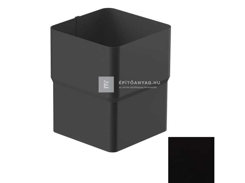 Galeco STAL2 szögletes 080 fekete karmantyú