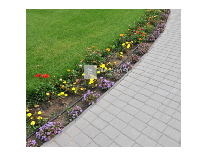 KK Kavics kerti szegély szürke 5x100x20 cm