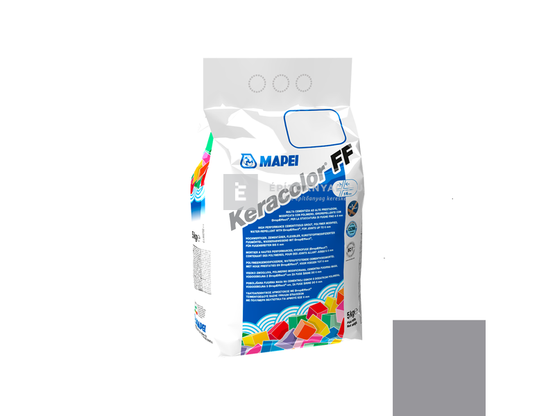 Mapei Keracolor FF Flex fugázó 112, középszürke 5 kg