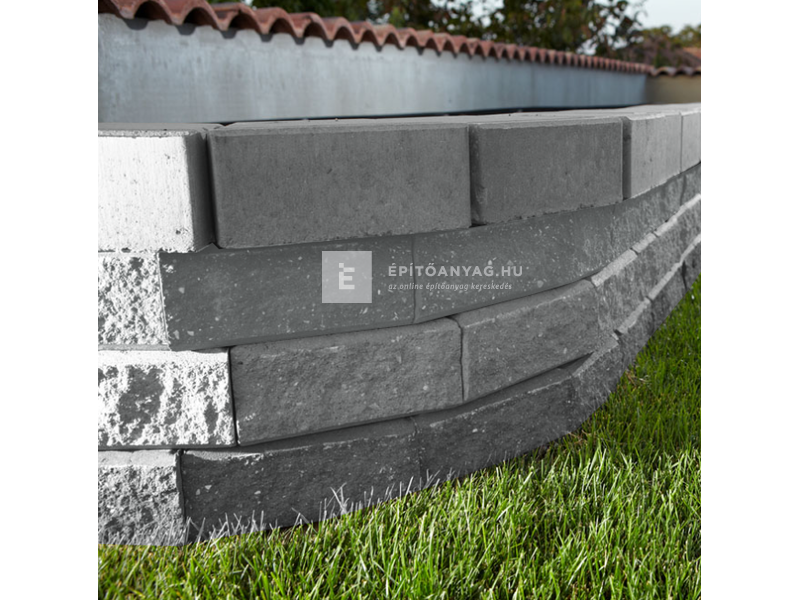 KK Kavics Lisszabon Támfal kristály 20x15,3/23,1 cm