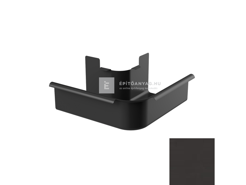 Galeco STAL2 szögletes 150 grafit külső szeglet 90°