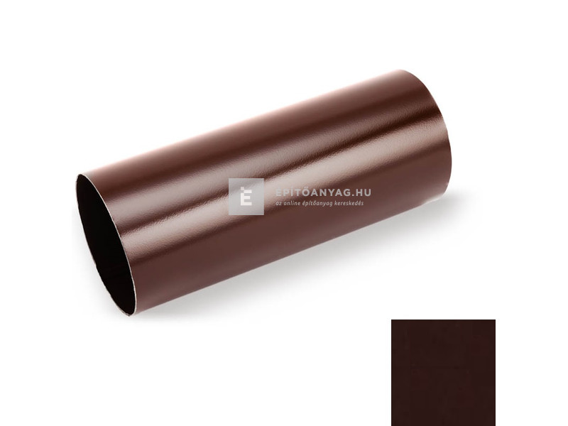 Galeco STAL 100 csokoládé lefolyócső 1 m