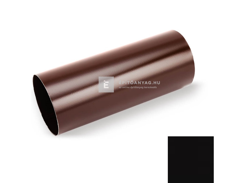 Galeco STAL 100 fekete lefolyócső 1 m