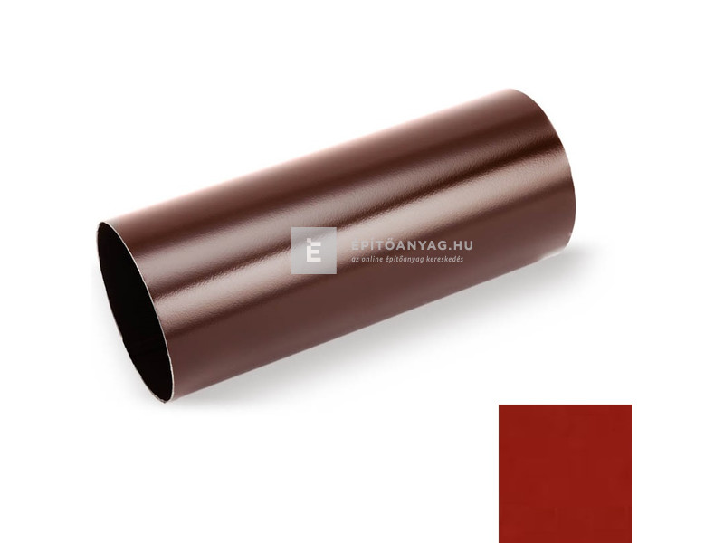 Galeco STAL 100 sötétpiros lefolyócső 1 m
