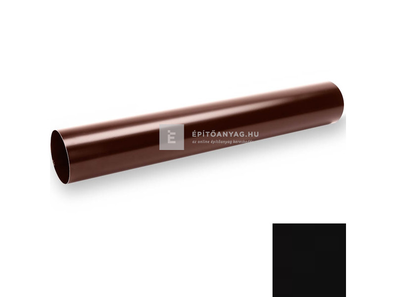 Galeco STAL 087 fekete lefolyócső 3 m