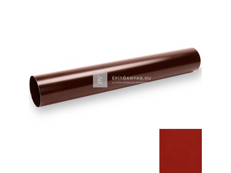 Galeco STAL 087 sötétpiros lefolyócső 3 m